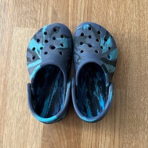 CROCS Kids' Aqua and Black Water Shoes